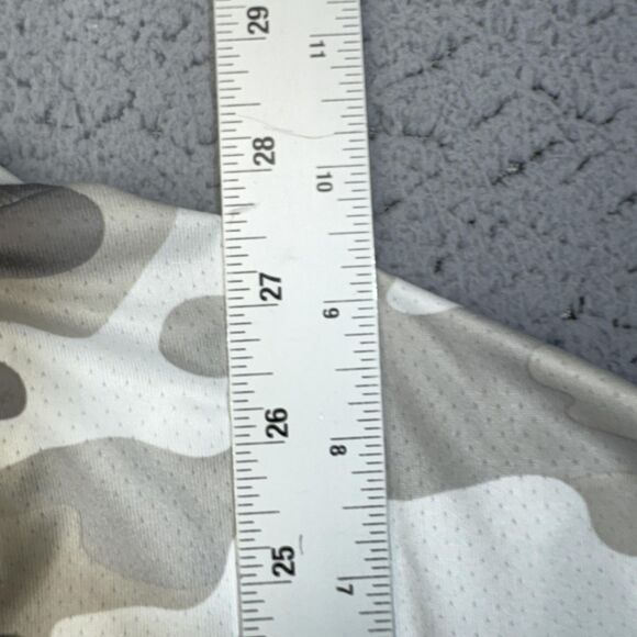 Gymshark Shirt Mens Large Gray Camo Performance Athletic Mesh Training A2A1J - Picture 8 of 9